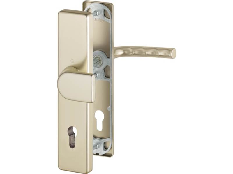 HOPPE 3958871 Schutzgarnitur Birmingham 78G/2222A/2440/1117 Aluminium F2 92 mm 6
