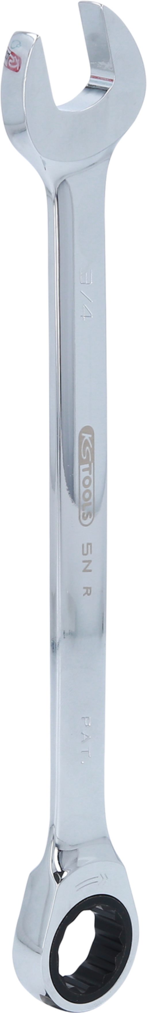 KS Tools 503.4109 GEARplus Ratschenringmaulschlüssel, 3/4''