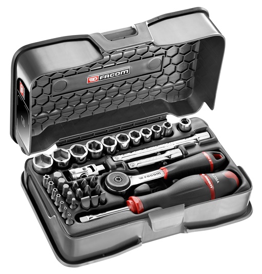 Facom R.161-6P6 Steckschluessel-Set 1/4'''' R.161B, 37-tl