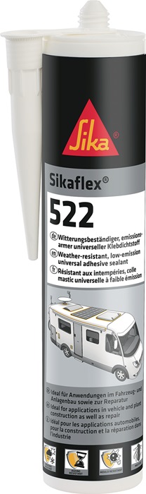 SIKAFLEX 634863 Kleb- und Dichtstoff Sikaflex®-522 weiß 300 ml