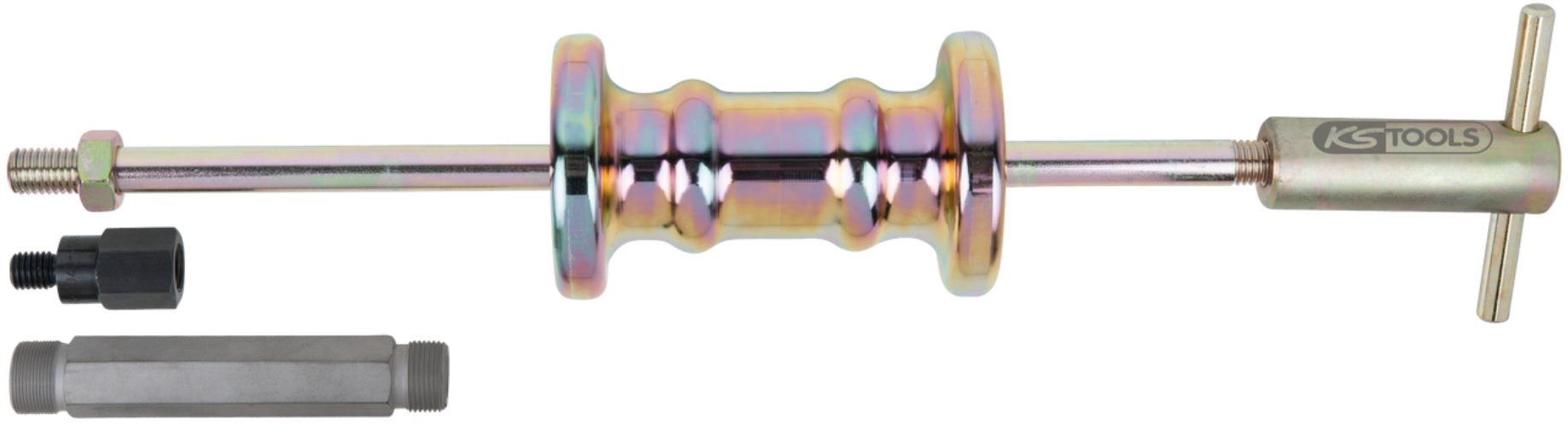 KS Tools 150.2510 Schlagauszieher-Satz für Vorkammern von Mercedes Motoren, 6-tl