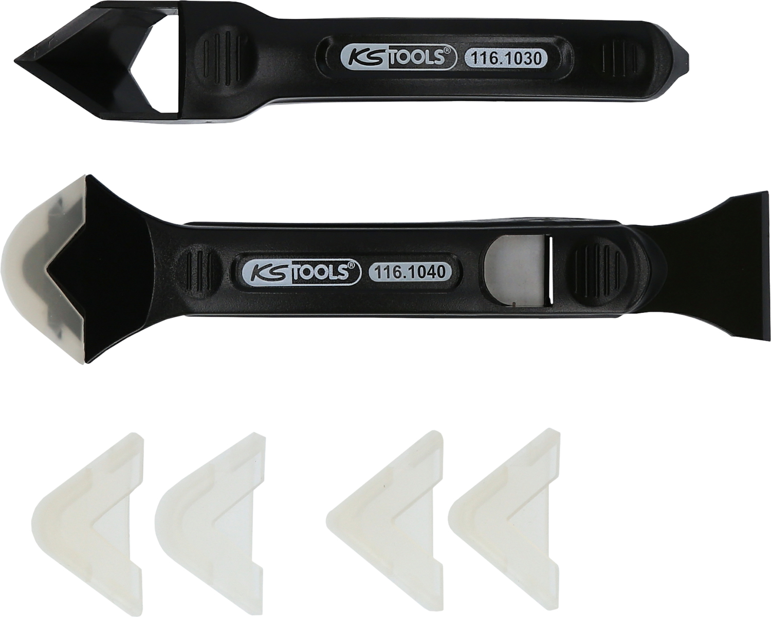 KS Tools 116.1050 FUGENFIX Silikonschaber- und Abziehersatz, 7-tlg.