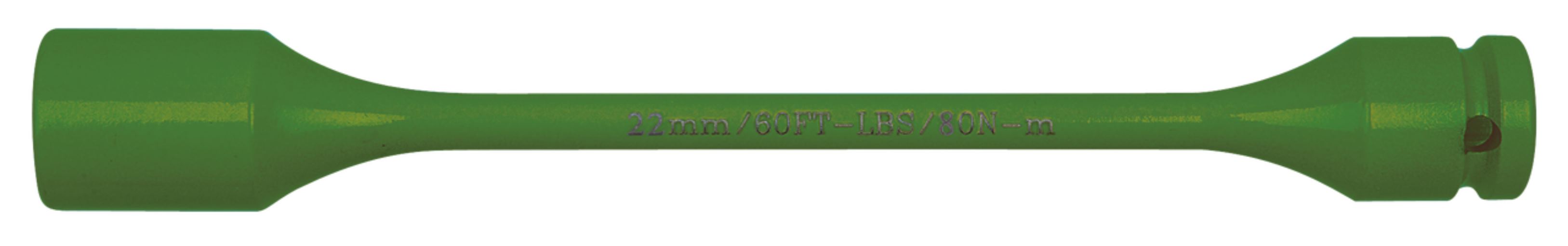 KS Tools 515.1486 1/2'' Torsions-Drehmomentbegrenzer-Stecknuss, 22mmx80Nm