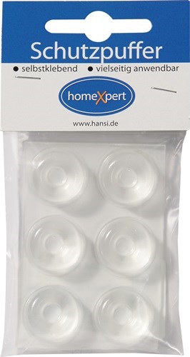 Schutzpuffer 22,3 mm Kunststoff transparent Sofo selbstklebend