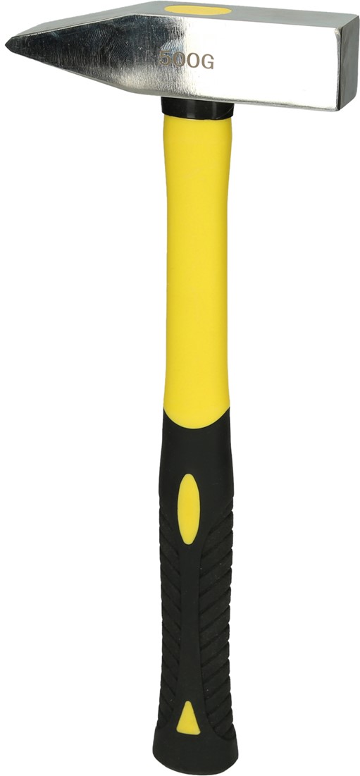 KS Tools 964.2042 EDELSTAHL Schlosserhammer mit Fiberglasstiel, 1000g