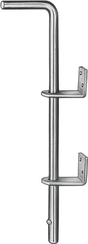 VORMANN 000088001Z Bodenschieber  L400xS16mm Stahl blau verzinkt