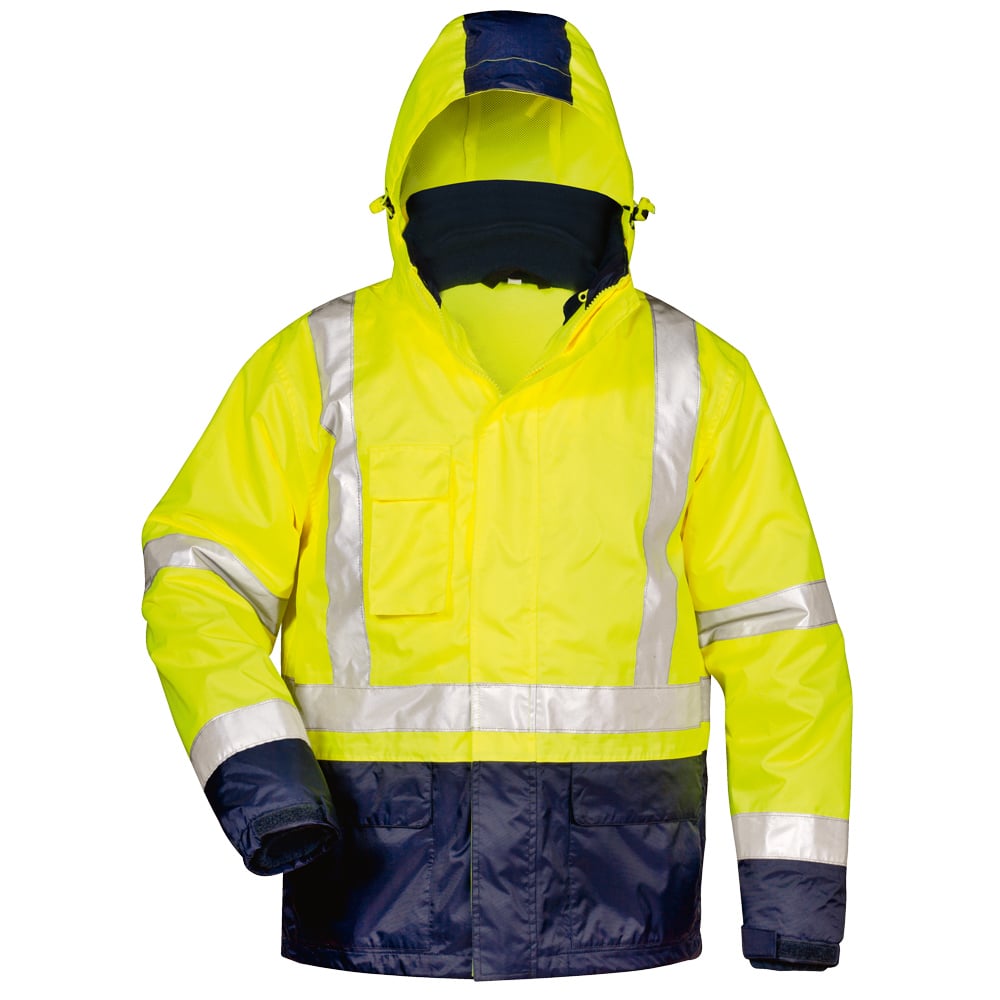 Gr .2XL (62/64) *ALF* 3IN1 WARNSCHUTZJACKE GELB/MARINE gelb *ALF* 3IN1 HIGH VISI