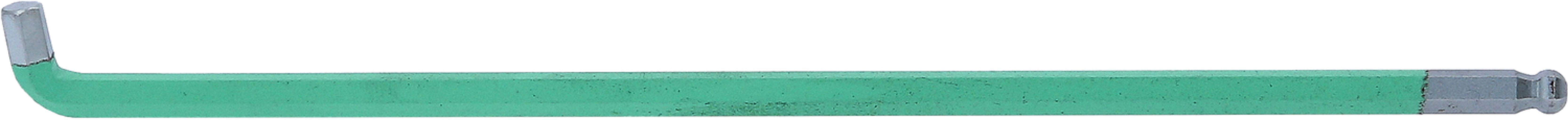 KS Tools 151.4436 Kugelkopf-Innensechskant-Winkelstiftschlüssel, XL, 3/16, 10