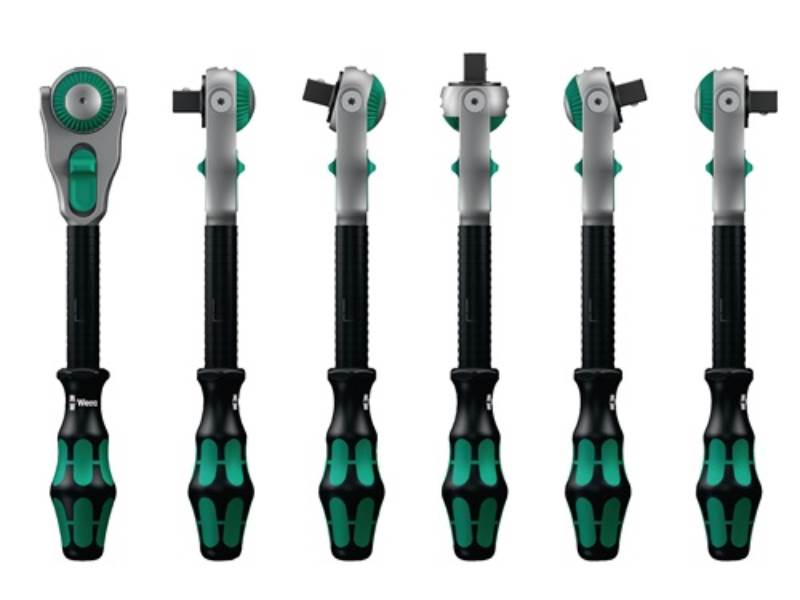 WERA 05003500001 Schwenk- und Umschaltknarre Zyklop Speed 1/4 '' Anzahl Zähne 72