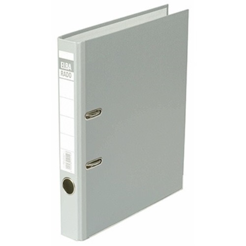 ELBA Ordner Rado Lux brillant 100022608 schmal grau