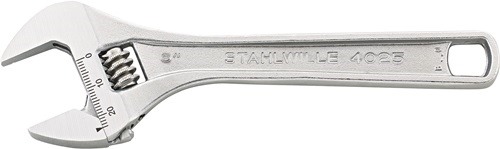 STAHLWILLE 40250106 Rollgabelschlüssel 4025 max. 24 mm Länge 159 mm mit Einstell