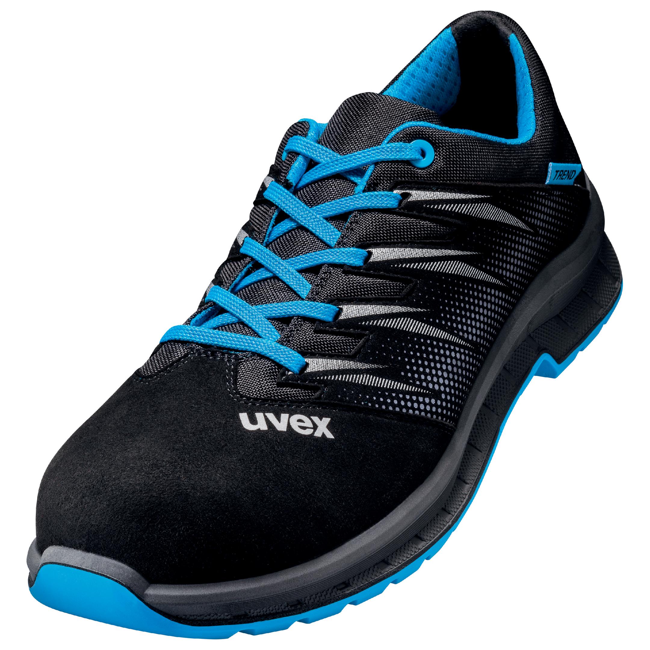 Uvex 6939841 2 trend Halbschuhe S2 69398 blau, schwarz Weite 11 Größe 41