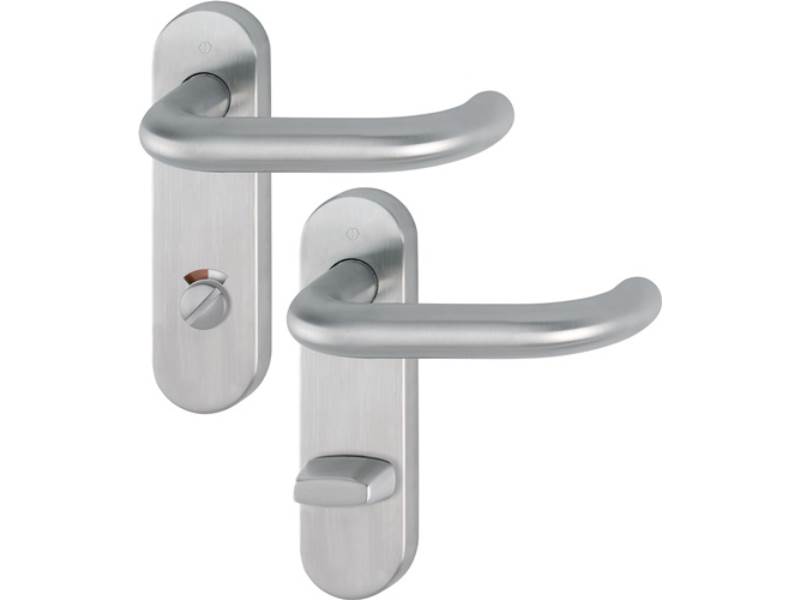 HOPPE 10721063 Kurzschildgarnitur Paris E138/353KH Edelstahl F69 RWSK/OL abgerun
