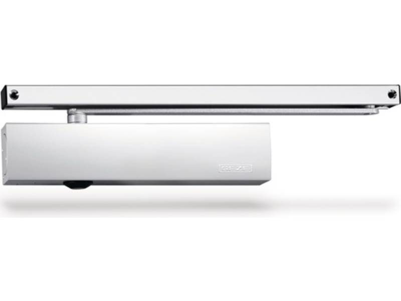 GEZE 3000256201 Türschließer-Set TS 5000 L-N, Ecline (GN) silber EN 3-5