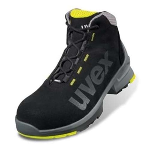 Uvex 8545047 1 Stiefel S2 85450 schwarz, gelb Weite 14 Größe 47