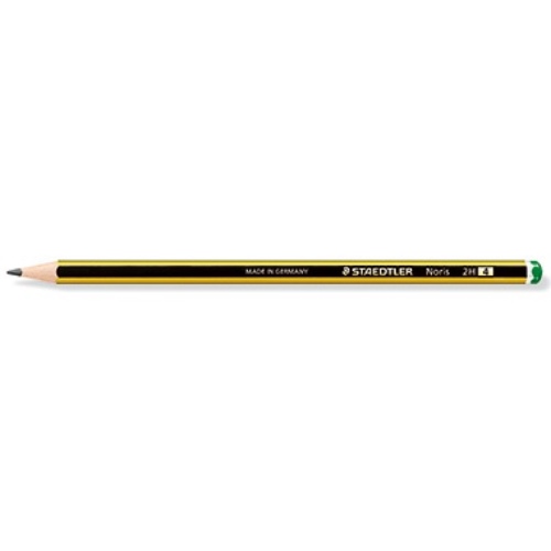 STAEDTLER Bleistift Noris 120-4 2H sechskantform gelb/schwarz