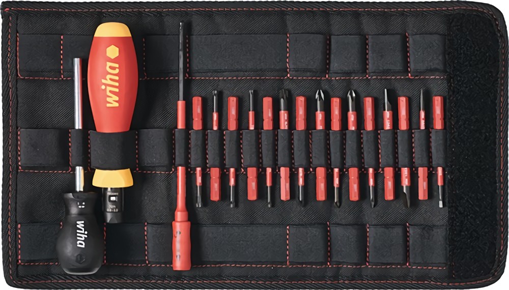 WIHA 36791 Drehmomentschraubendreher-Satz slimTorque Starter Set 18-teilig 0,8 -