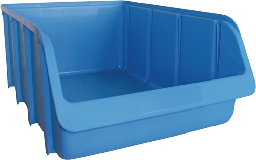 HÜNERSDORFF 675300 Sichtlagerkasten  L495/460xB315xH185mm PP blau stapelbar