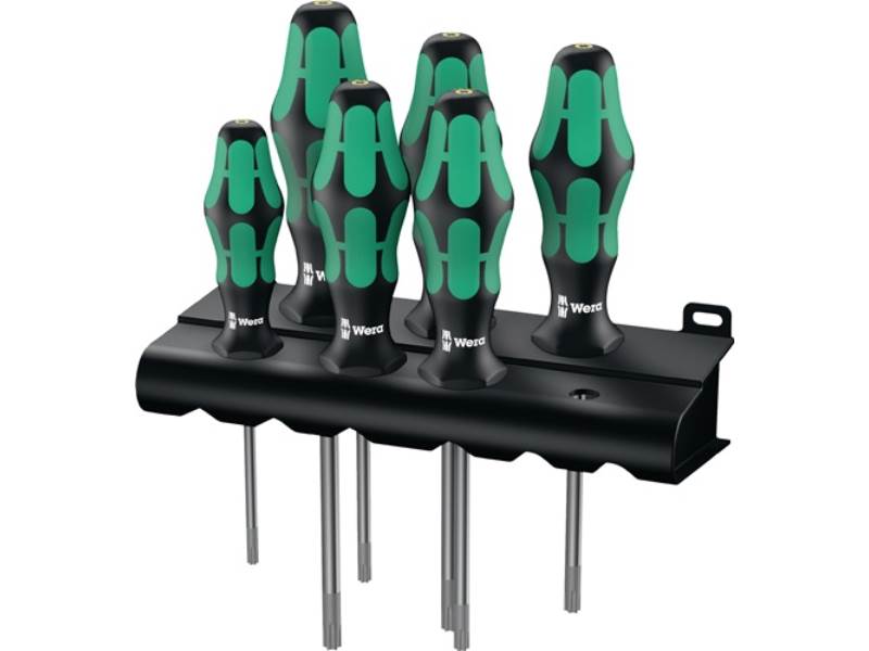 WERA 05028059001 Schraubendreher-Satz 367/6 TORX HF 6-teilig TORX® 2-Komponenten