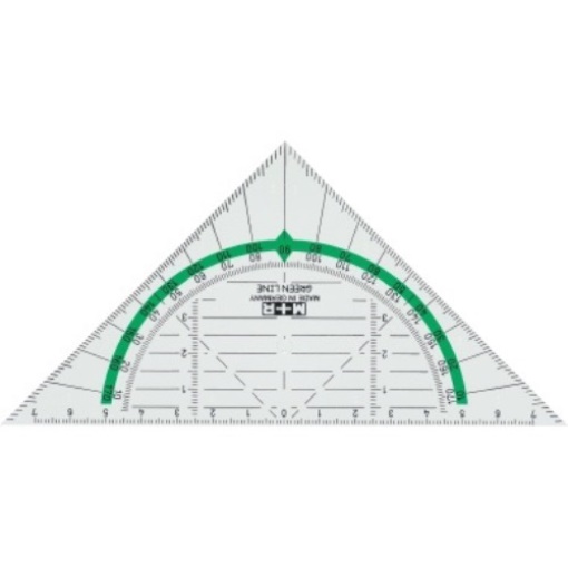 M+R Zeichendreieck Green Line 723170810 16cm