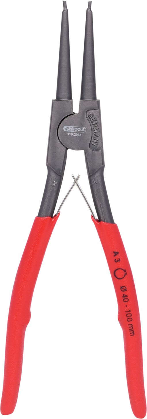 KS Tools 119.2061 Aussen-Sicherungszangen, 40-100 mm