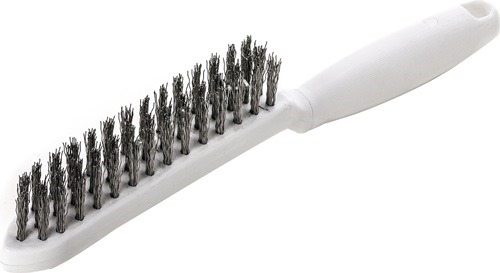 LESSMANN 185431 Drahtbürste  Länge 285 mm 0,35 mm VA 3-reihig