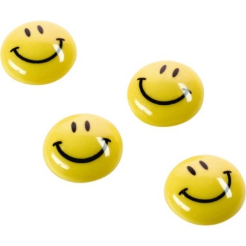 magnetoplan Magnet Smilies 16672 30mm gelb 6 St./Pack