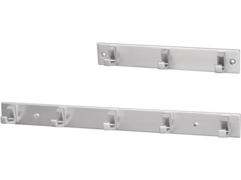 HERMETA 0653-01E Handtuchhakenleiste  3 Haken Höhe 35 mm Länge 210 mm Aluminium