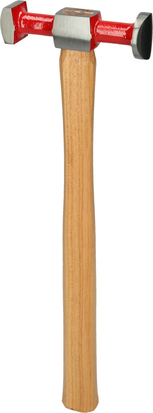 KS Tools 140.2130 Karosserie-Wölbungshammer, rund/eckig, 325mm