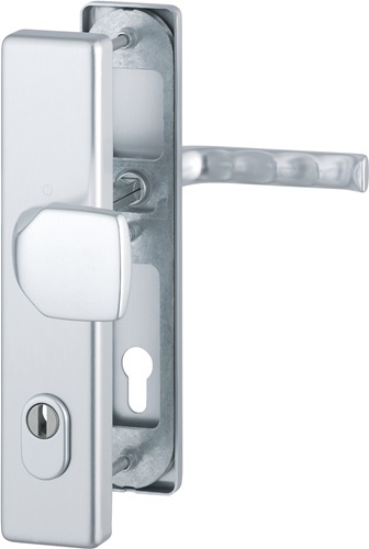 HOPPE 3673403 Schutzgarnitur London 61G/2222ZA/2210/113 Aluminium F1 92 mm 67-77