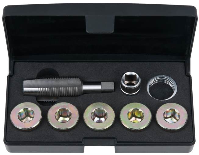 KS Tools 150.4945 Ölablassschrauben-Gewindereparatur-Satz M22 x 1,5