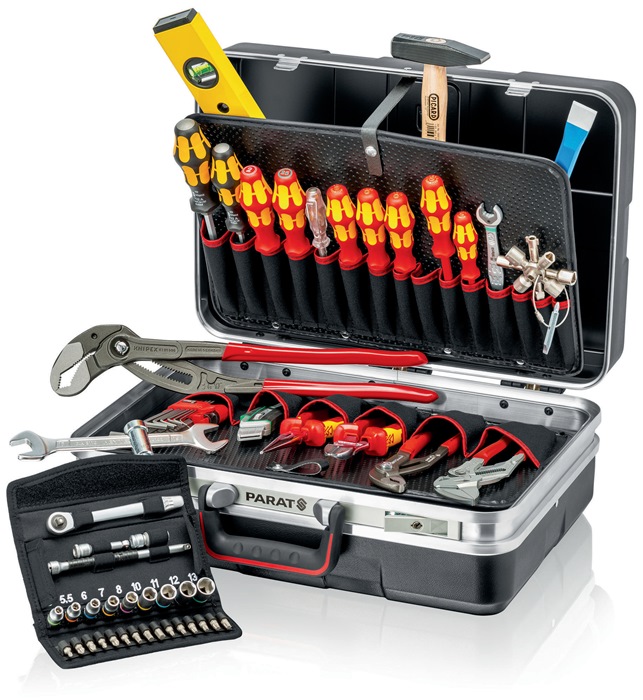 Knipex 00 21 21 HK S Werkzeugkoffer Meister Sanitär