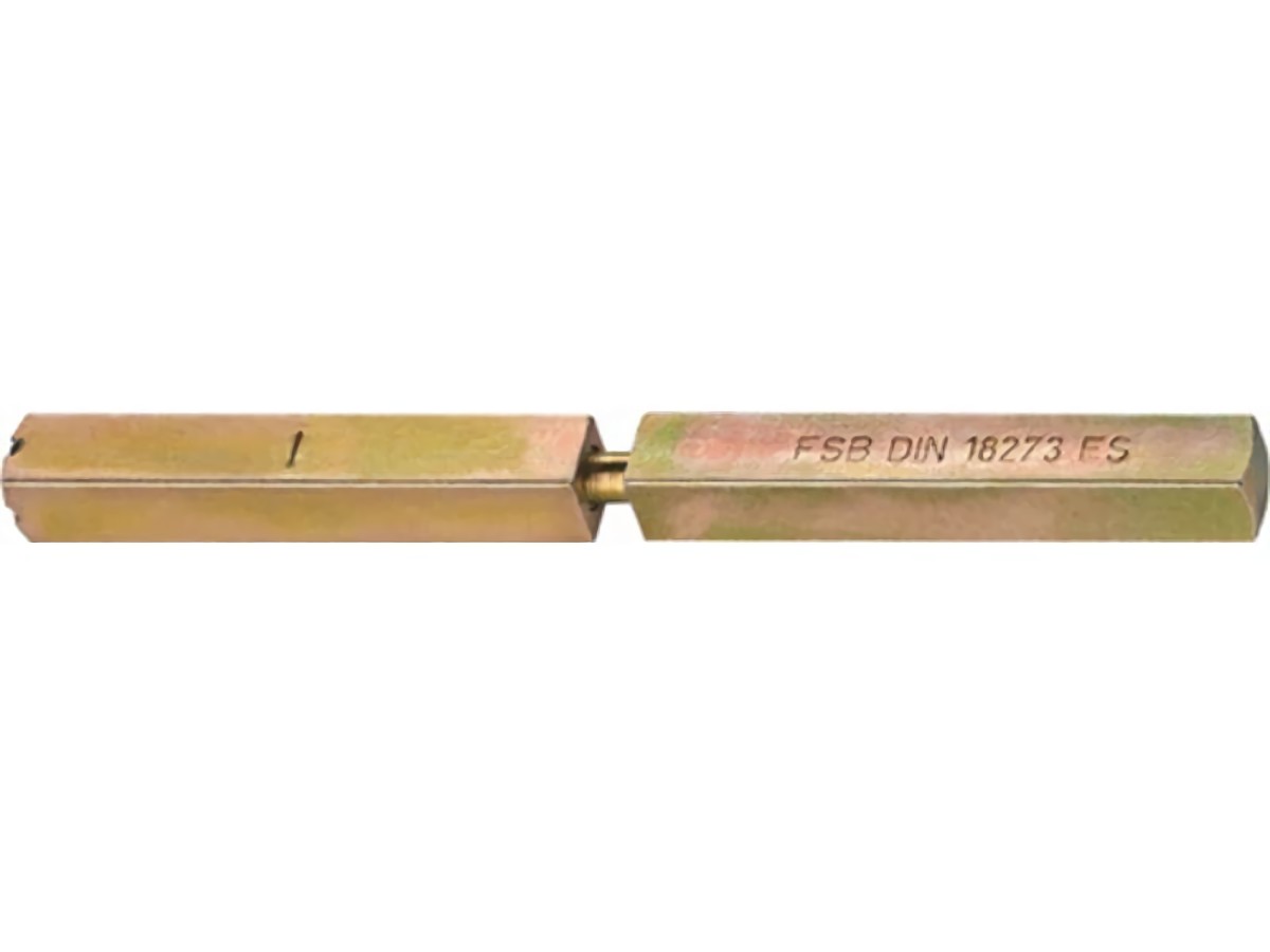 FSB 0 05 0125 01010 5700 Panikstift 05 0125 Vierkant 9 x 153 mm  geteilter Volls