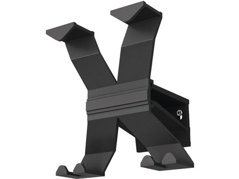 Wandgarderobe  Aluminium 4Haken Länge 170 mm