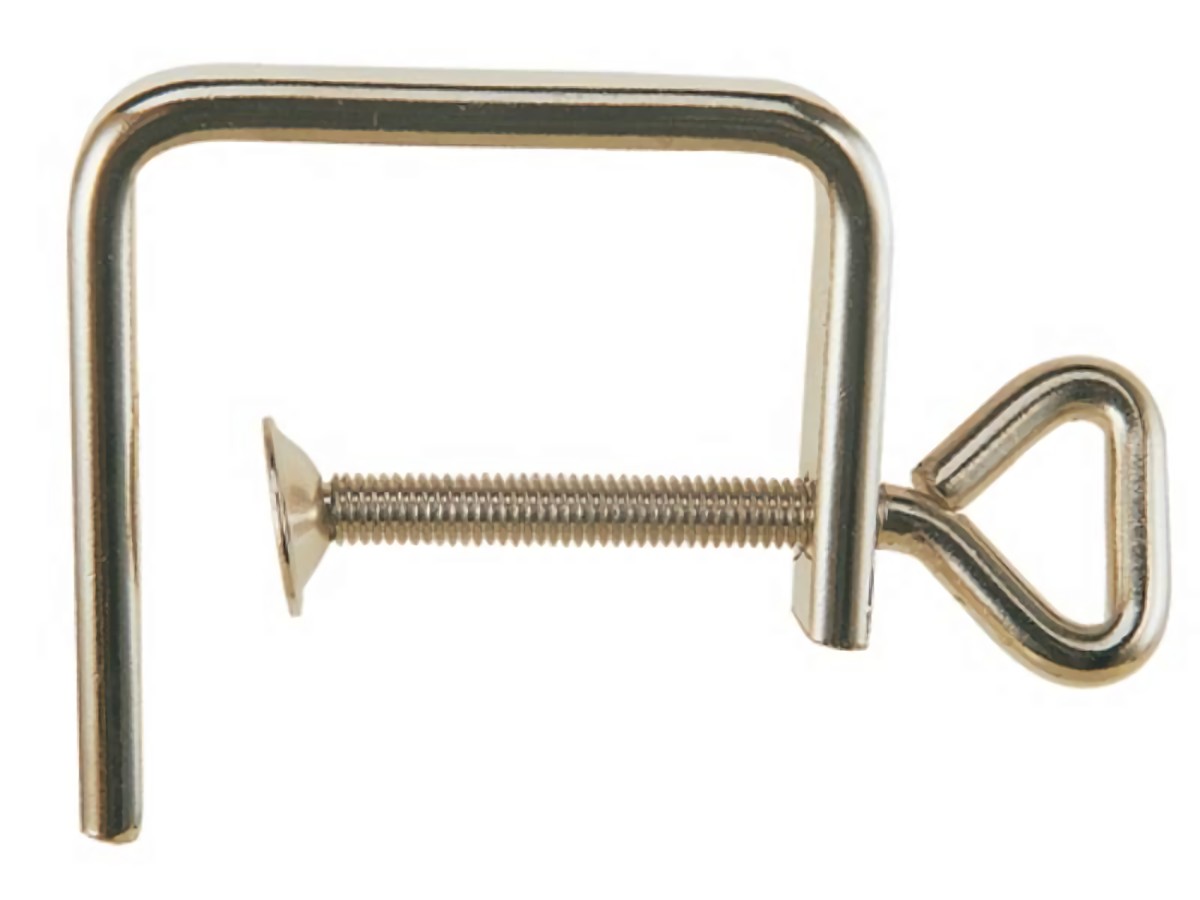 PUK 490003 Laubsägezwinge  Spannweite 50 mm Stärke 4 mm vernickelt