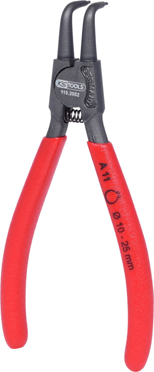 KS Tools 119.2052 Aussen-Sicherungszangen, abgewinkelt, 12-25 mm