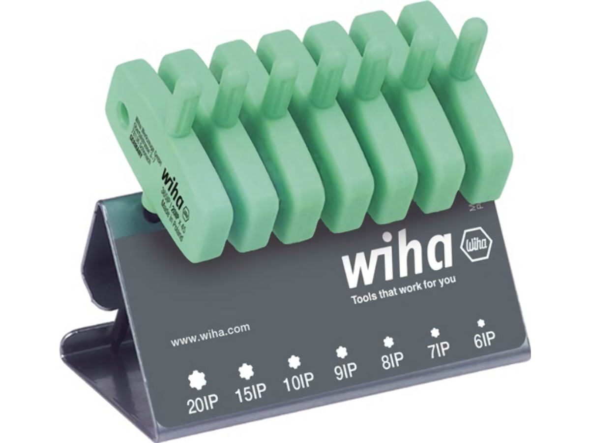 WIHA 26261 Schraubendreher-Satz 365IP VB 6 IP - 20 IP mit Schlüsselgriff 7-teili