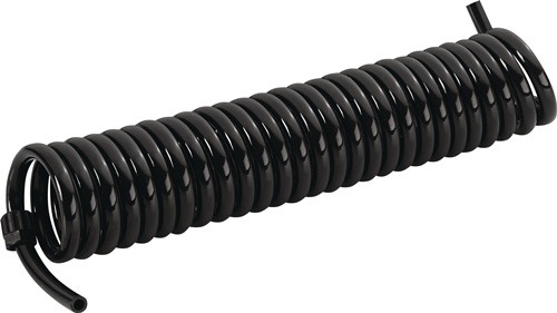 MESTO 6322PP Ersatzschlauch  mit 2 Überwurfmuttern Länge 2,5 m schwarz