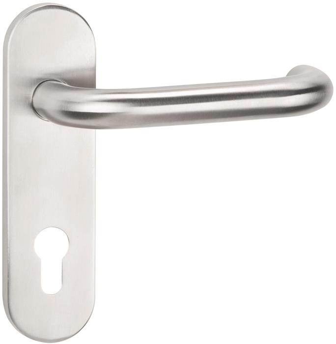 TECWERK  Kurzschildgarnitur NW-411-1 Edelstahl matt WC WC-Garnitur
