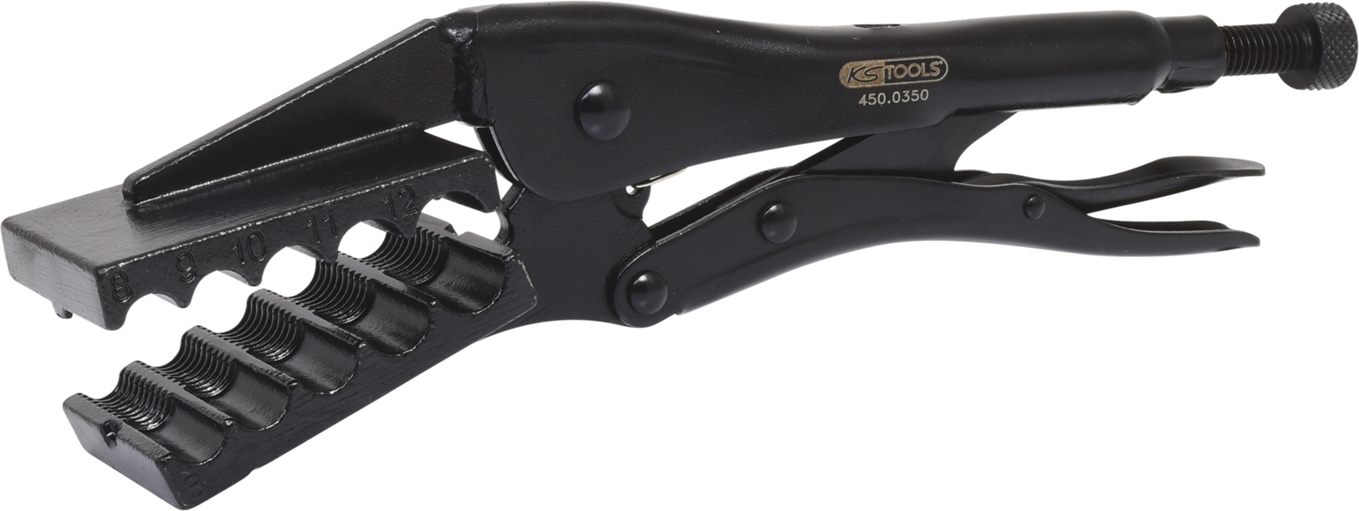 KS Tools 450.0350 Spezial-Klemm-Gripzange, Ø 8 -12mm