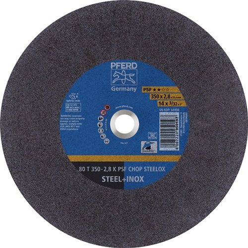 PFERD TOOLS 66323575 Trennscheibe PSF CHOP STEELOX D350x2,8mm gerade Stahl/INOX