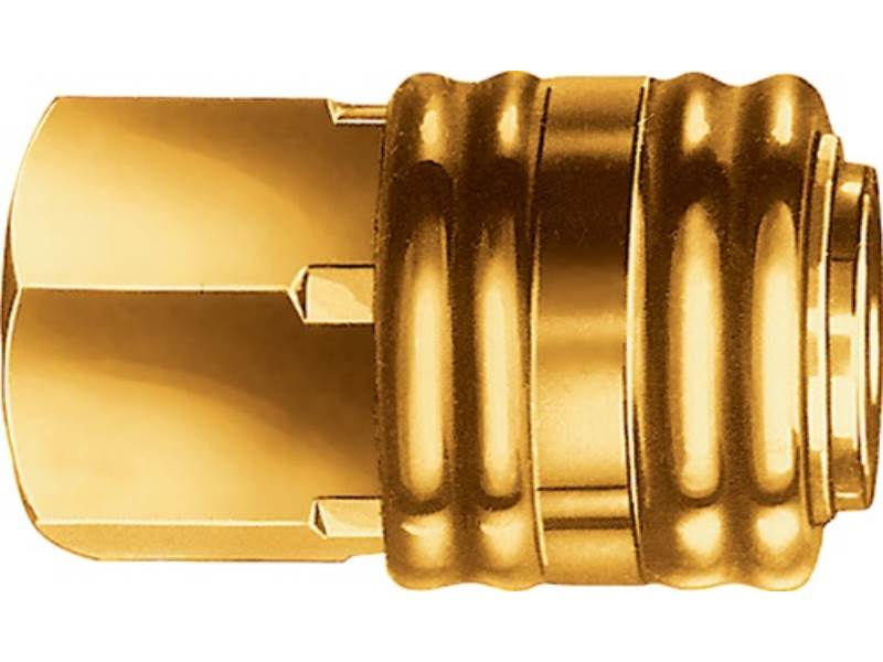 EWO 308029 Schnellverschlusskupplung  DN 7,2, Innengewinde Messing Gewinde G 1/8