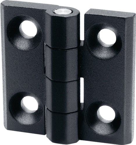 GANTER 237-ZD-40-40-A-SW Scharnier GN 237 Höhe 40 mm Breite 40 mm Stärke 5 mm Zi