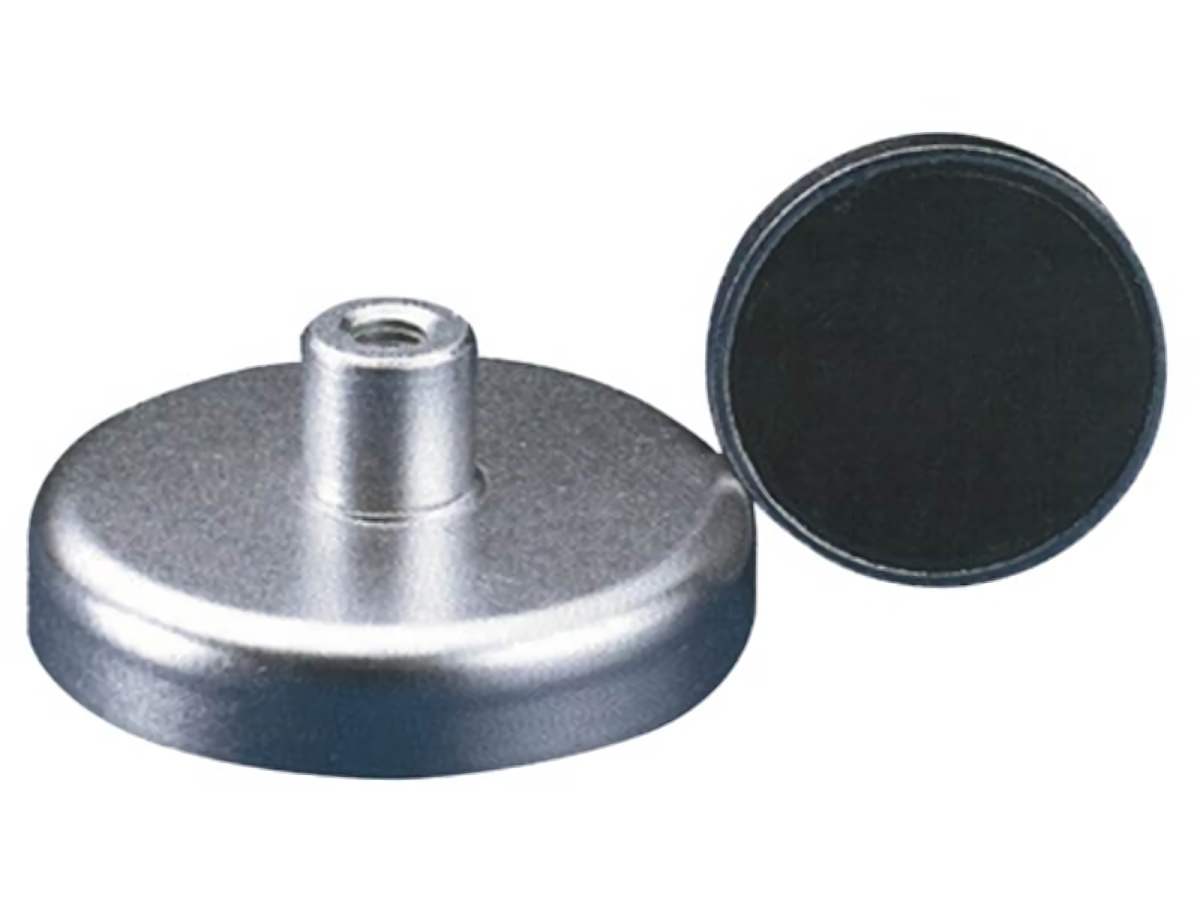 Magnetflachgreifer D. 40xH8mm mit Gewindebuchse Haftkraft 125 N
