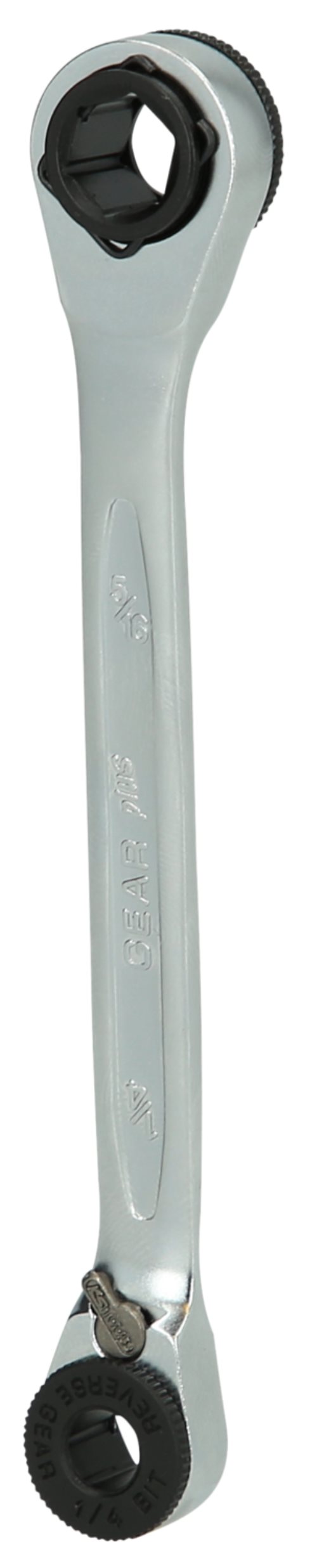 KS Tools 503.4679 GEARplus Mini-Bit-Umschalt-Ratschenringschlüssel, 1/4''x5/16''