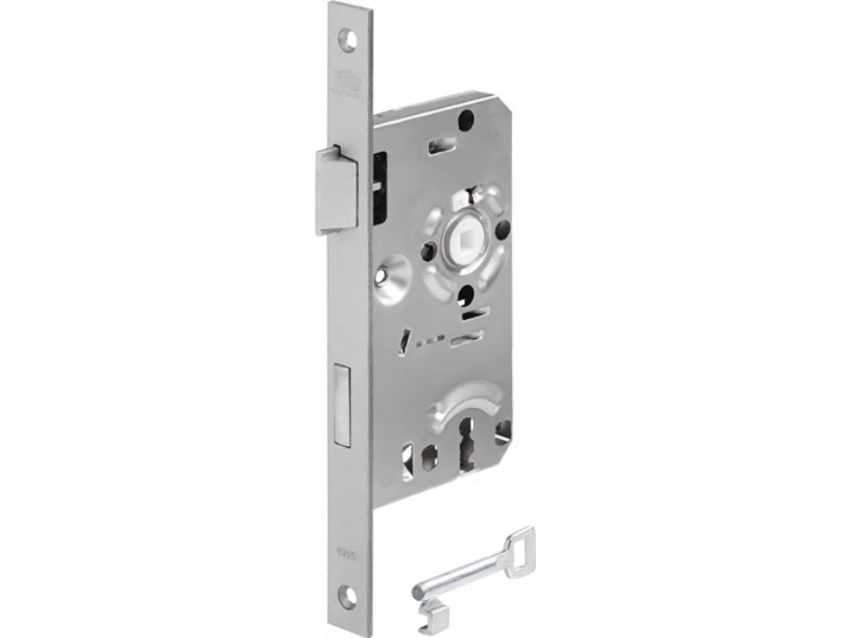 BKS 02150230 Zimmertür-Einsteckschloss 0215 BB 20/ 55/72/8 mm DIN links silber k