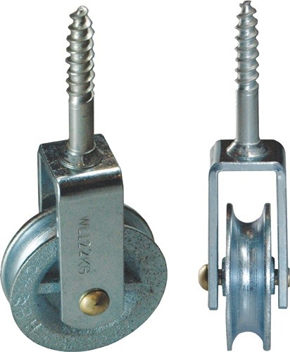 HBS-BETZ 63087 Waschseilrolle 5000 Nut 9 mm Grauguss verzinkt Halterung Stahl ve