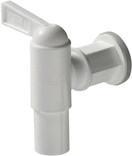 Ablaufhahn Kunststoff weiß 19,05 (¾Zoll) mm