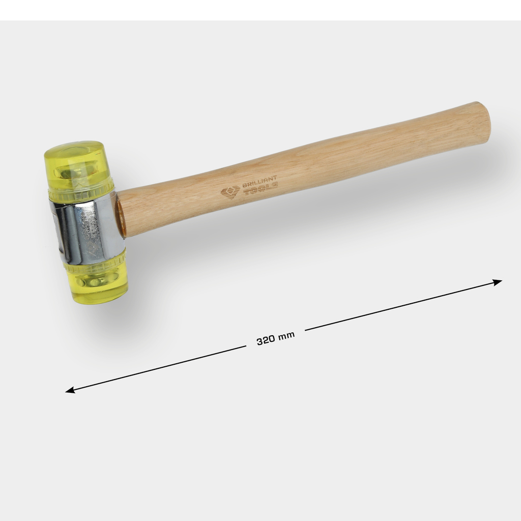 Brilliant Tools  BT071930 Kunststoff-Schonhammer Ø40mm