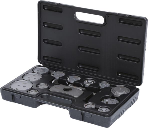 KS Tools 150.2015 Universal Bremskolben-Rückstell-Werkzeug-Satz, 15-tlg.